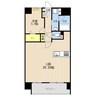 LIBTH菊陽Ⅱ 1LDKの間取り