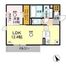 セレブ武蔵塚 1LDKの間取り
