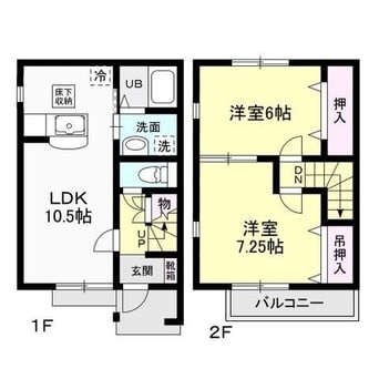 間取図 Gracia M Town　F棟