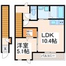 Viento大津杉水 1LDKの間取り
