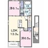 ブリッサ　Ｅ 2LDKの間取り