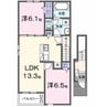 ブリッサ　Ｅ 2LDKの間取り