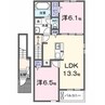 ブリッサ　Ｅ 2LDKの間取り