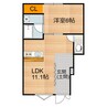 YOSHITOMI　BASE 1LDKの間取り