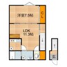 YOSHITOMI　BASE 1LDKの間取り