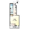 フロンティアエステートⅡ 1Kの間取り