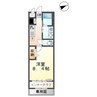 アジュール 1Kの間取り