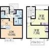 ヴィントヒルズ 2LDKの間取り