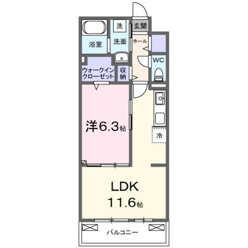 間取図 プリマ・ベラ