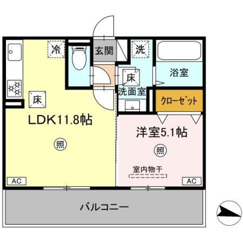 間取図 Maison Bonheur