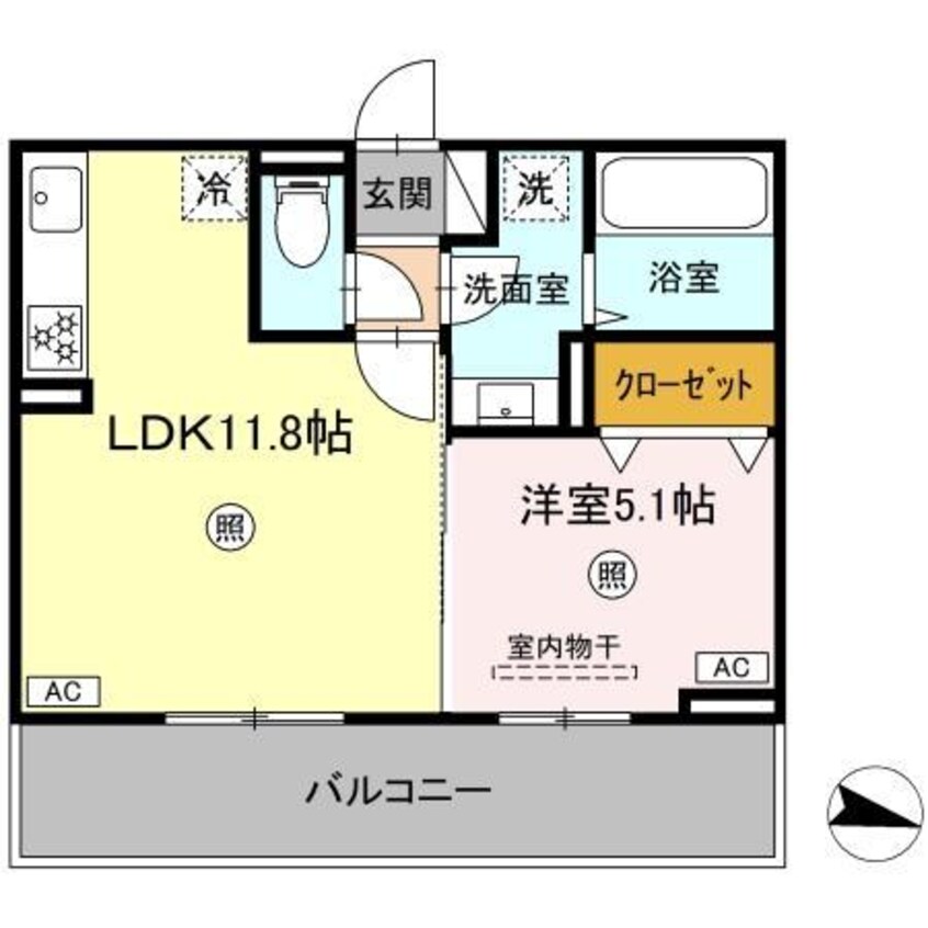 間取図 Maison Bonheur