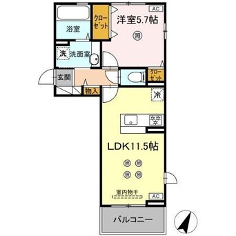 間取図 コンフォート武蔵