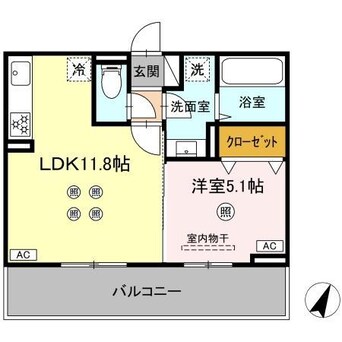 間取図 コンフォート武蔵