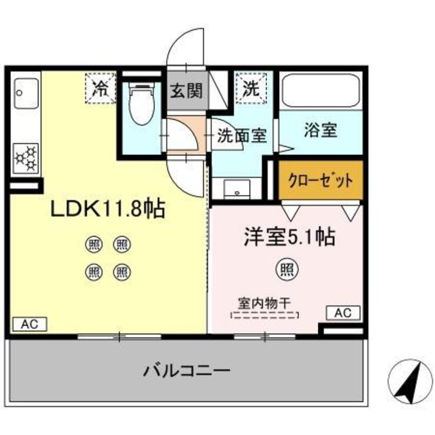 間取図 コンフォート武蔵
