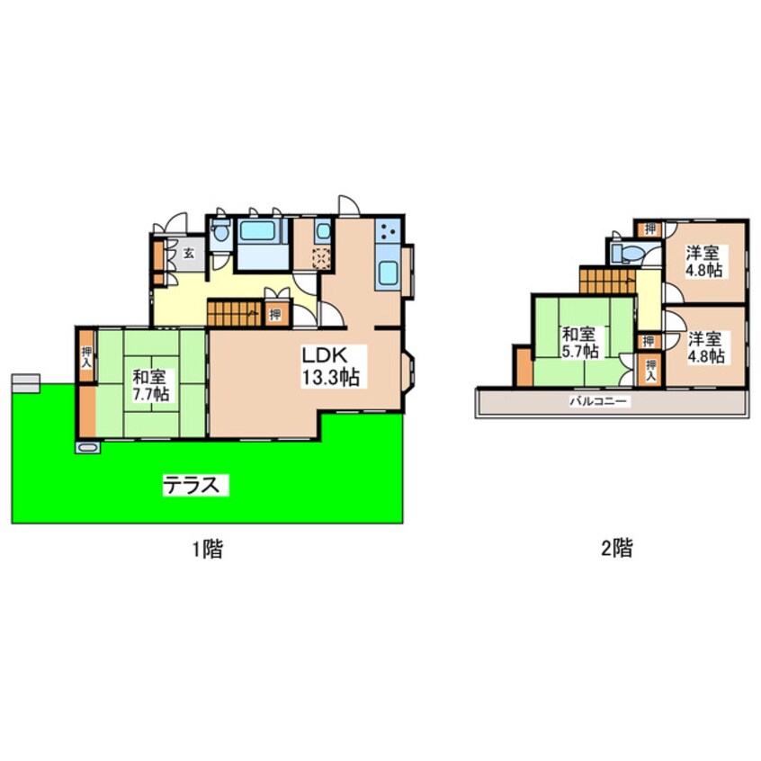 間取図 豊岡戸建て