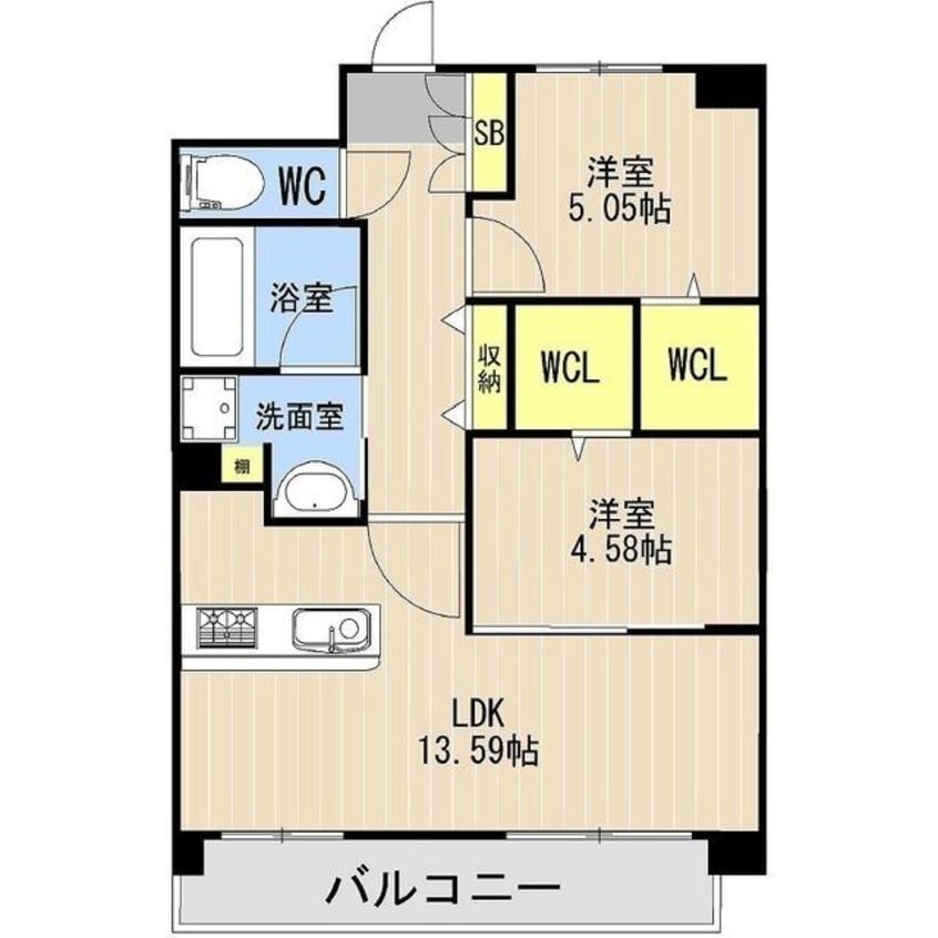 間取図 LIBTH光の森 Ⅱ