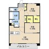 LIBTH光の森 Ⅱ 2LDKの間取り