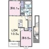 フェリーチェ 2LDKの間取り