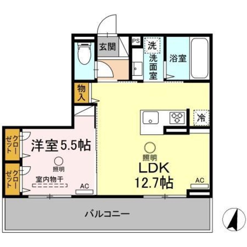 間取図 ボナール武蔵ヶ丘
