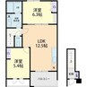 Amabile 2LDKの間取り
