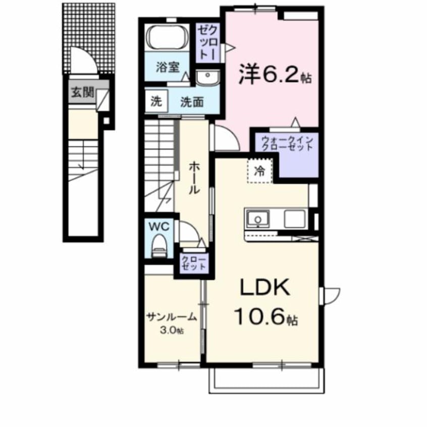 間取図 ひまわり荘