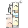 メープルⅡ 2LDKの間取り