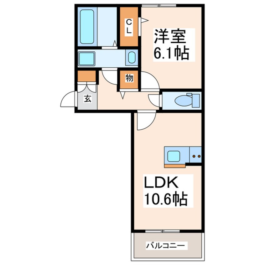 間取図 パークヴィラ杉水Ⅰ