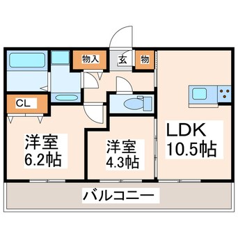 間取図 パークヴィラ杉水Ⅰ