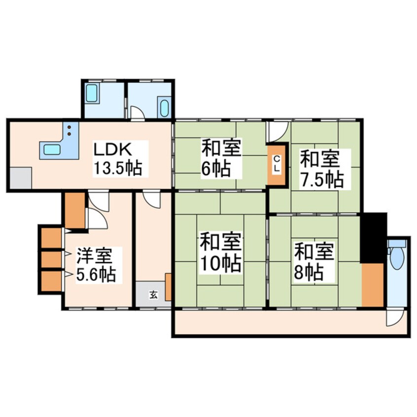 間取図 山鹿市鹿本町戸建