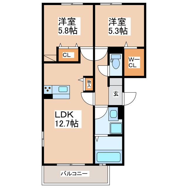間取り図 town house T