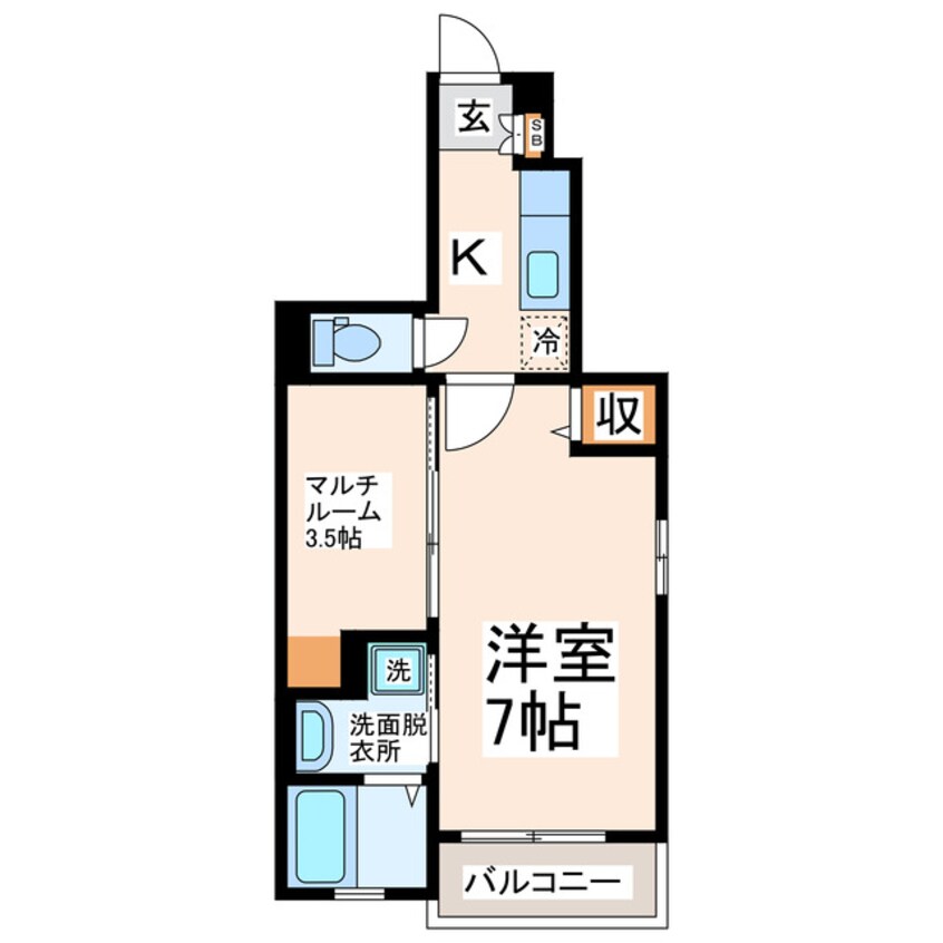 間取図 レインボーⅡ