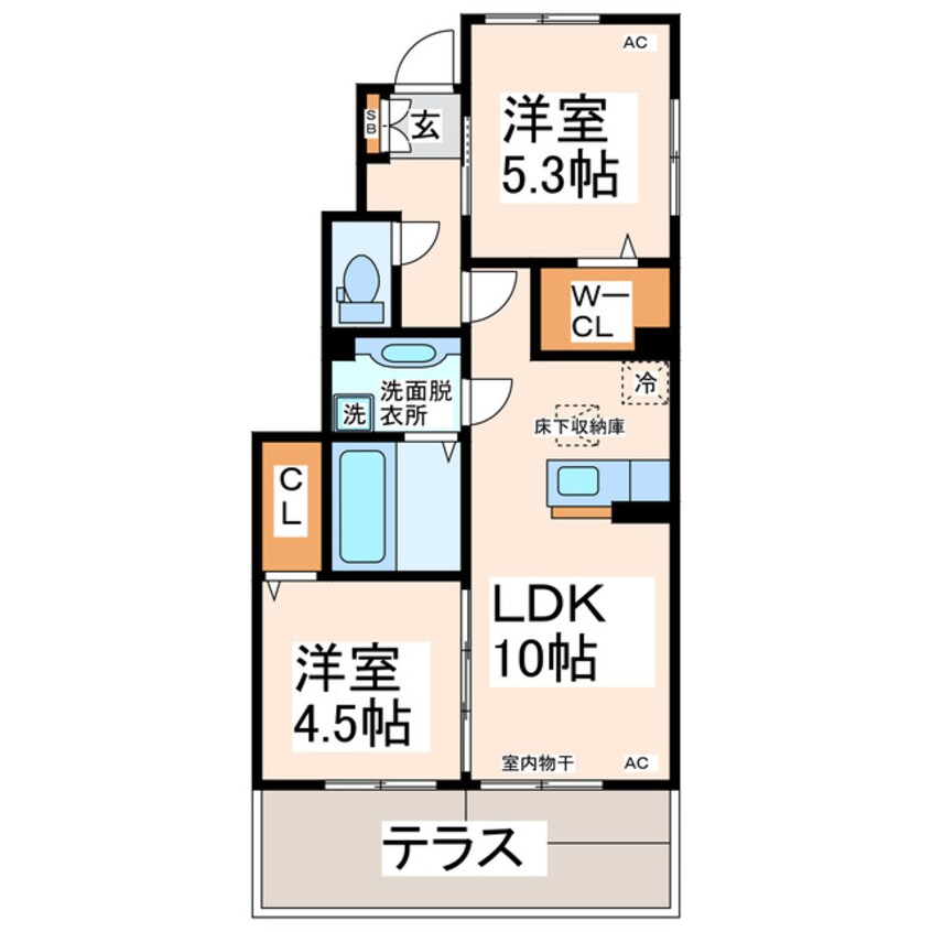 間取図 セシル