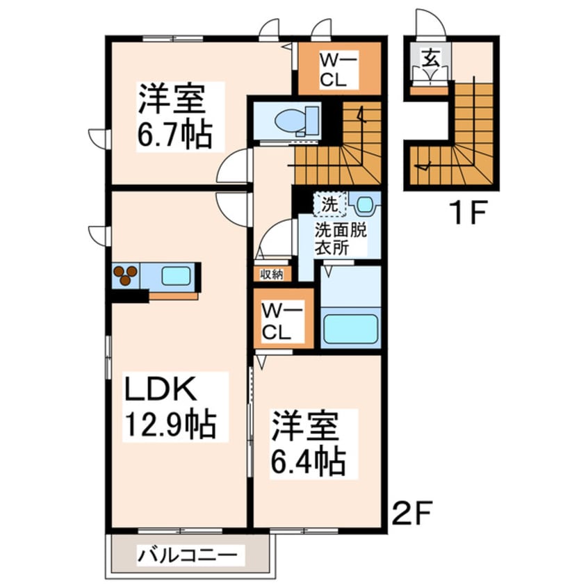 間取図 アレイナガーデン