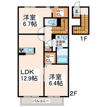 間取図 アレイナガーデン