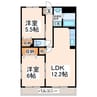 field village　須屋 2LDKの間取り