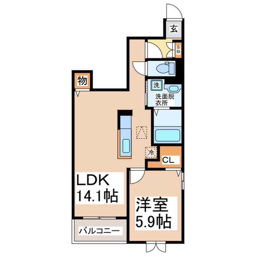 間取図 レインボーパークB