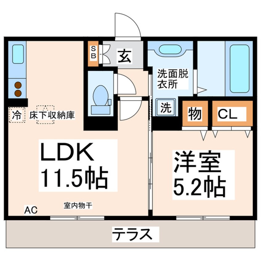 間取図 サンハイム合志