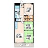 フロンティア・ウィン 3LDKの間取り
