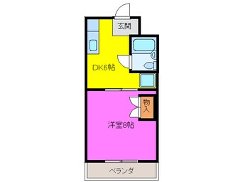 間取図 東海道本線/浜松駅 バス7分本郷南下車:停歩4分 1階 築31年