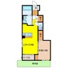 エヌワンド 1LDKの間取り