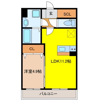 間取図 Ｌeｖａｎｔｅ