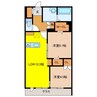 ＧＥＮＳ渡瀬　北館 2LDKの間取り