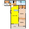 ＧＥＮＳ渡瀬　北館 2LDKの間取り