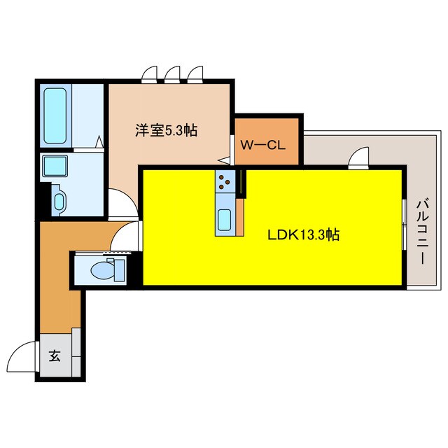 間取り図 La　Casa天龍川町