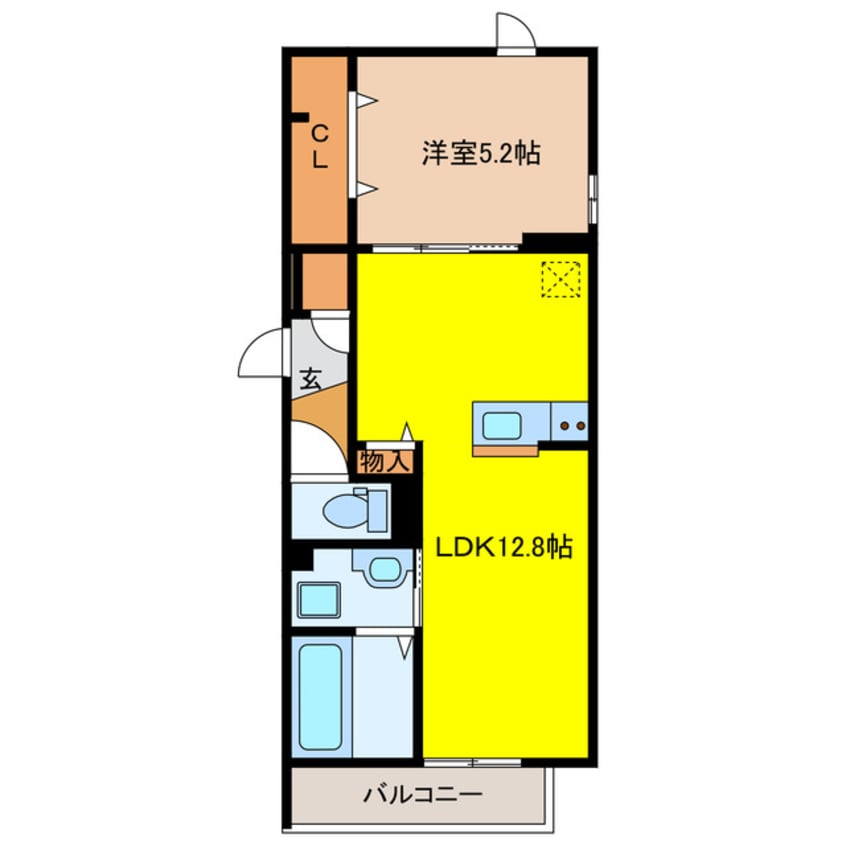 間取図 Ｄ－Ｈｉｌｌｓ半田町