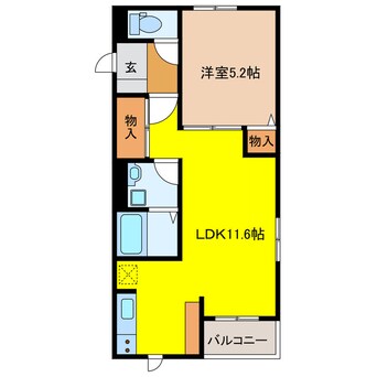 間取図 ゆずハイム