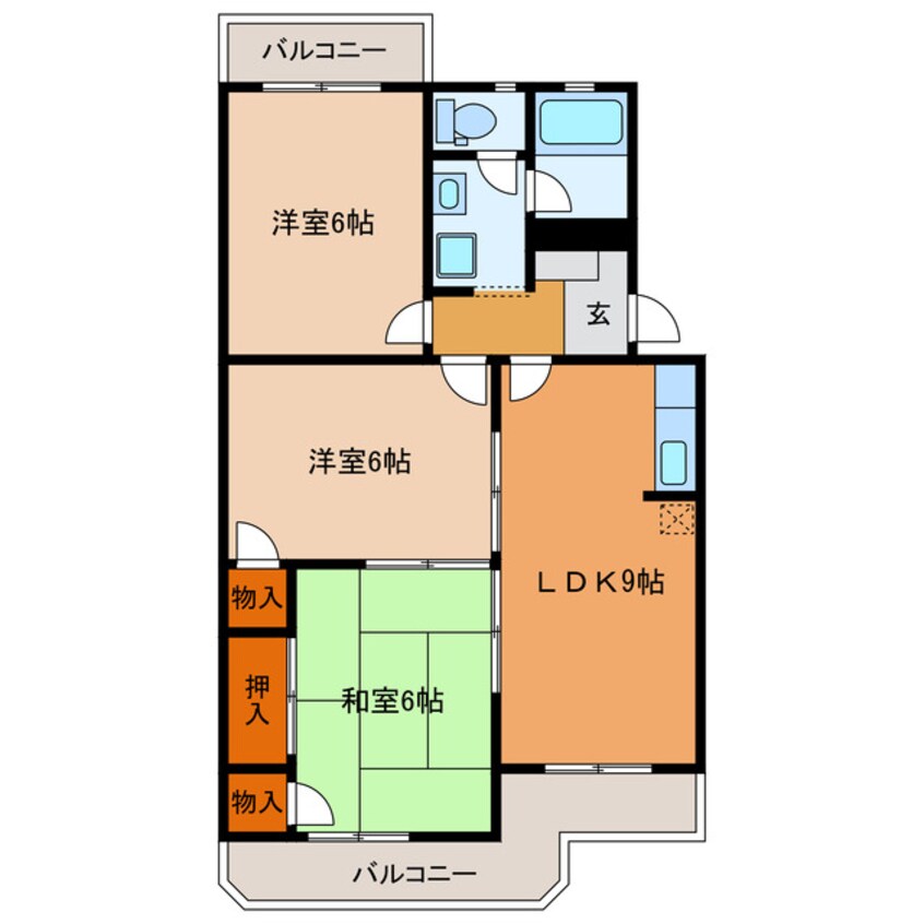 間取図 メゾンライフ