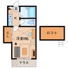 メゾンシマヅ 1Kの間取り