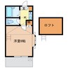 メゾンシマヅ 1Kの間取り