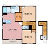イグドラシルⅡ 2LDKの間取り